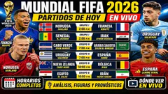 NORUEGA 1-4 FRANCIA, SENEGAL 5-0 IRAK, CABO VERDE 0-0 ARABIA SAUDITA Y URUGUAY 0-1 ESPAÑA