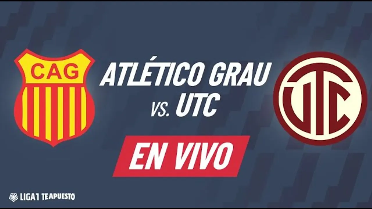 Reproducir: 🔴Atlético Grau vs UTC EN VIVO por la fecha 15 del Torneo Clausura 2025 de la Liga1