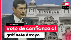 EN VIVO I Premier Luis Arroyo se presenta ante el Congreso para solicitar el voto de confianza