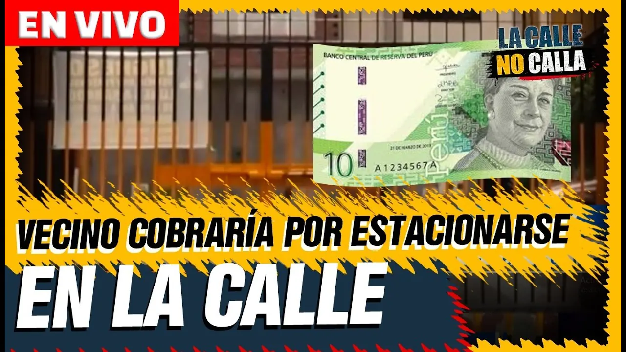 Reproducir: 🔴 EN VIVO – VECINO ESTARÍA COBRANDO POR ESTACIONAR EN LA VÍA PÚBLICA | LA CALLE NO CALLA POR PTV