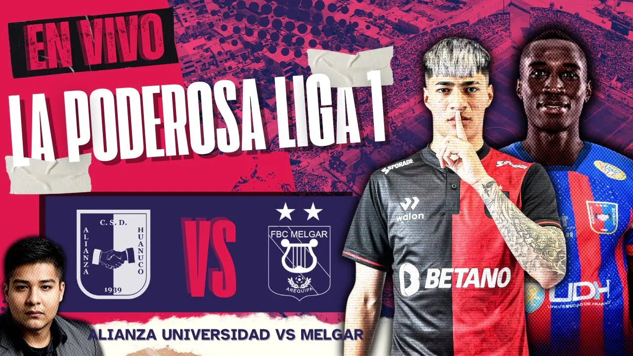 Reproducir: 🔴 ALIANZA UNIVERSIDAD VS MELGAR #ENVIVO | LIGA 1 2025 FECHA 14 | NARRA JAROL ALVARADO