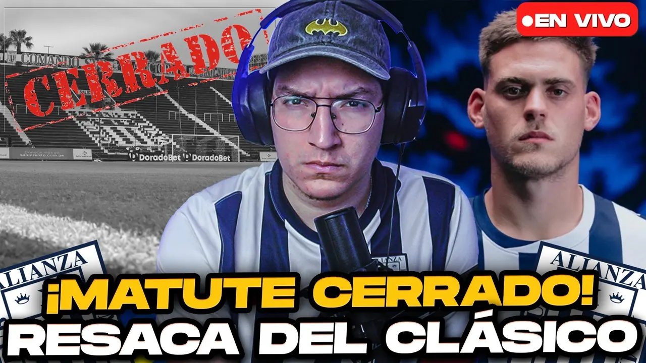 Reproducir: ¡CIERRAN MATUTE! ¿DÓNDE JUGARÁ ALIANZA LIMA?¿QUÉ PASA CON FEDERICO GIROTTI?