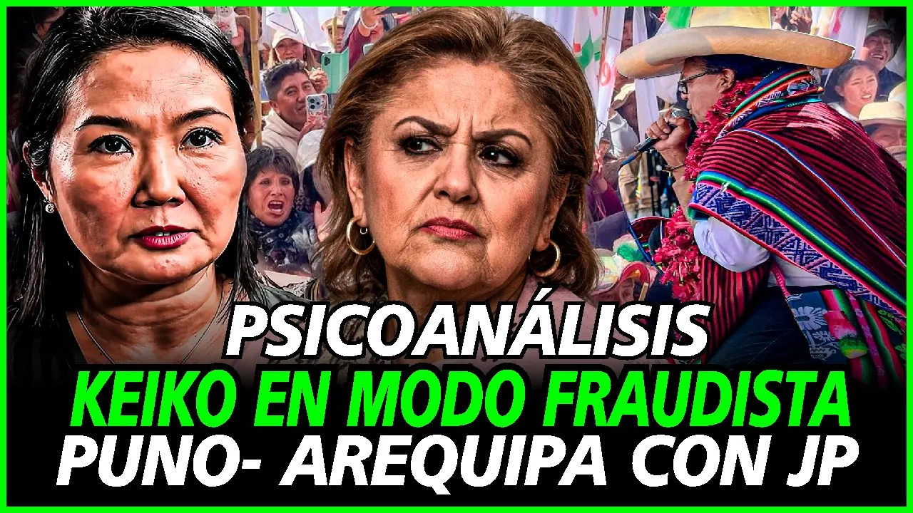 Reproducir: ALERTA! KEIKO LANZA CUENTO FARUDISTA EL SUR SE LEVANTA CON JP, ANALIZA LA DRA CRAMEN GONZALES
