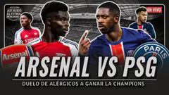 ¡SEMIFINALES DE LA OREJONA! ARSENAL VS PSG #championsleague