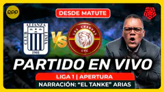 ALIANZA LIMA VS LOS CHANKAS EN VIVO CON LA NARRACIÓN DEL 'TANKE' ARIAS POR RPP | APERTURA LIGA1