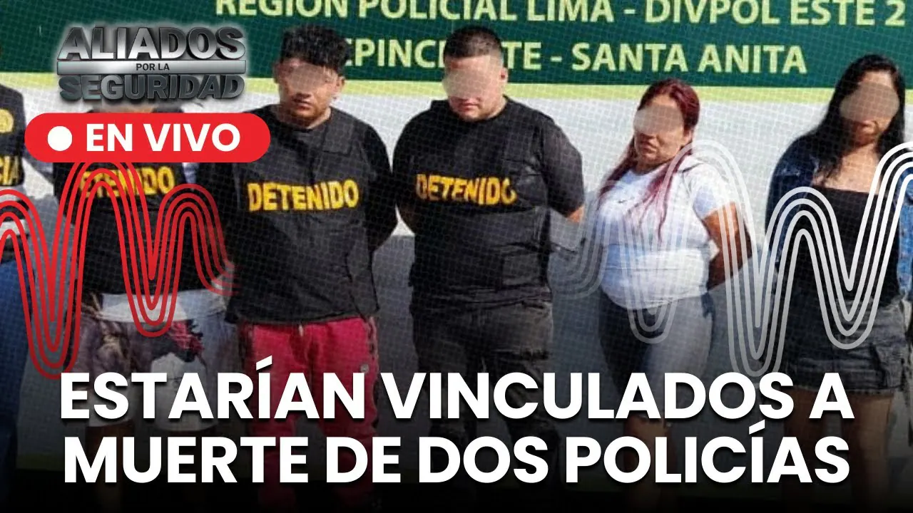 Reproducir: Cae banda criminal que estaría involucrada en muerte de dos policías | "Aliados por la seguridad"