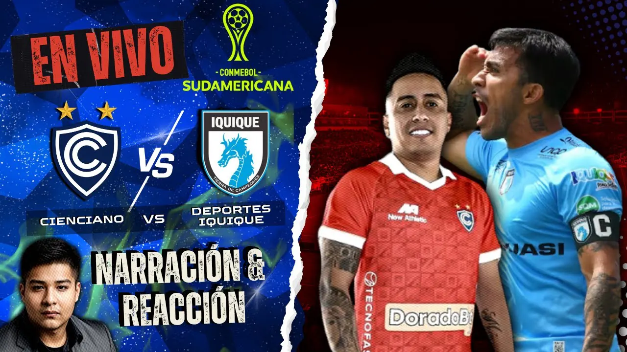 Reproducir: 🔴 CIENCIANO VS IQUIQUE #ENVIVO | SUDAMERICANA 2025 FECHA 5 | NARRA JAROL ALVARADO