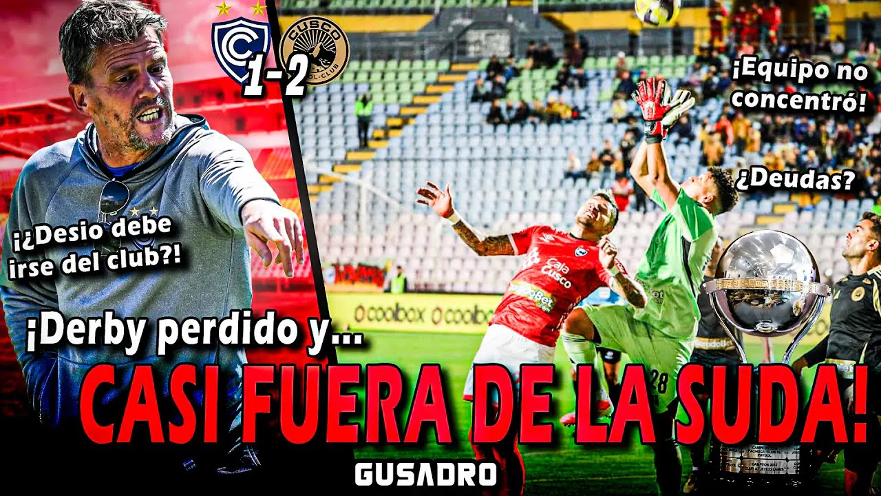 Reproducir: POST SALA: CIENCIANO 1-2 CUSCO FC: CASI FUERA DE SUDAMERICANA. EQUIPO SIN CONCENTRACIÓN