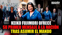 #EnVivo Keiko Fujimori da su primer mensaje a la nación desde el congreso tras asumir la presidencia