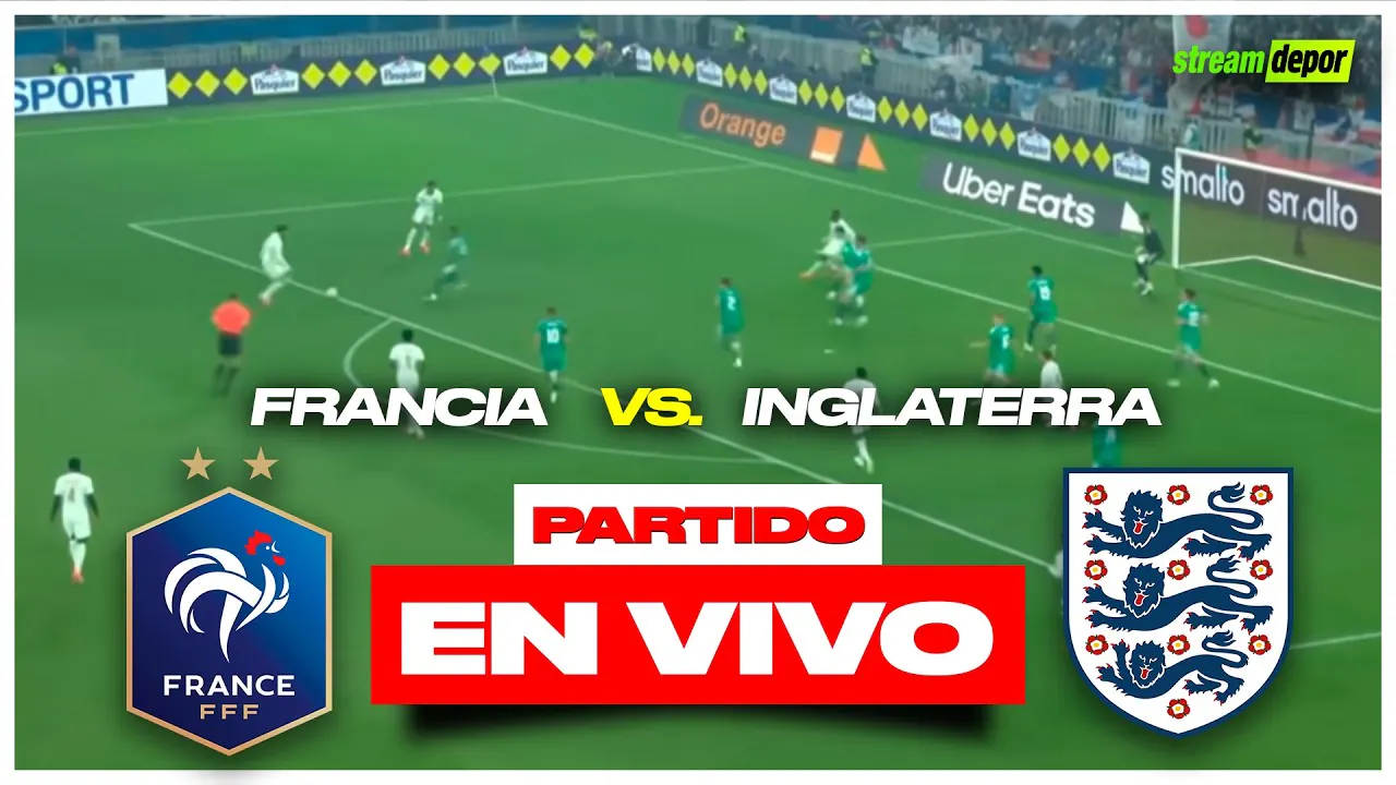 Reproducir: FRANCIA VS INGLATERRA EN VIVO MUNDIAL 2026 | Stream Depor