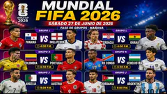 PANAMÁ VS. INGLATERRA, CROACIA VS. GHANA, COLOMBIA VS. PORTUGAL, RD CONGO VS. UZBEKISTÁN
