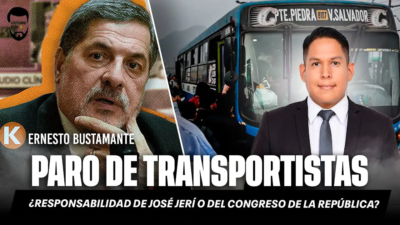 Reproducir: PARO DE TRANSPORTISTAS: ¿Responsabilidad de José Jerí o del Congreso de la República?