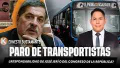 PARO DE TRANSPORTISTAS: ¿Responsabilidad de José Jerí o del Congreso de la República?