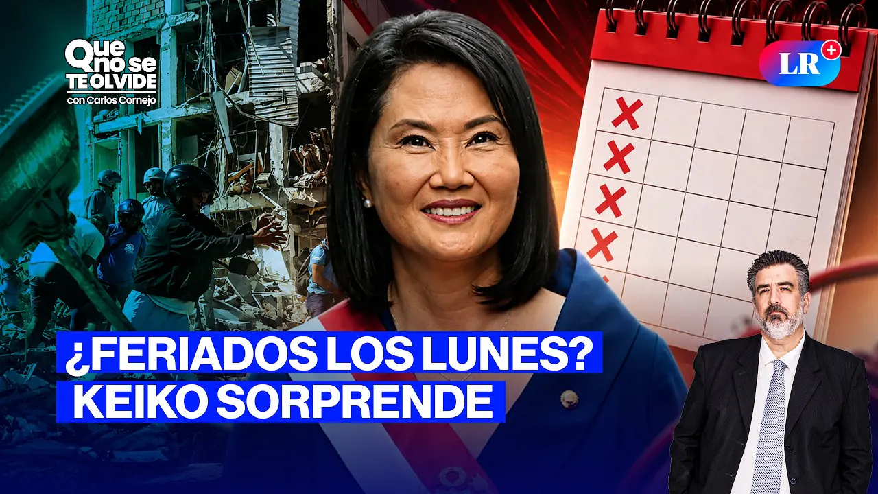 Reproducir: TERREMOTO EN COLOMBIA Y KEIKO INSISTE CON LOS FERIADOS | QUE NO SE TE OLVIDE CON CARLOS CORNEJO