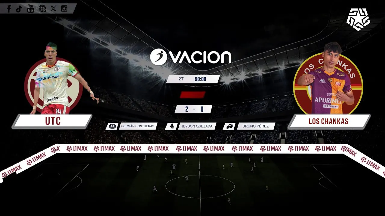 Reproducir: UTC vs Los Chankas por RADIO OVACION 🔴 #ENVIVO | LIGA 1 TE APUESTO