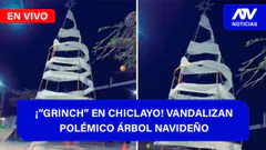 De 5 a 7 | ¡”GRINCH” EN CHICLAYO! VANDALIZAN POLÉMICO ÁRBOL NAVIDEÑO - ATV+