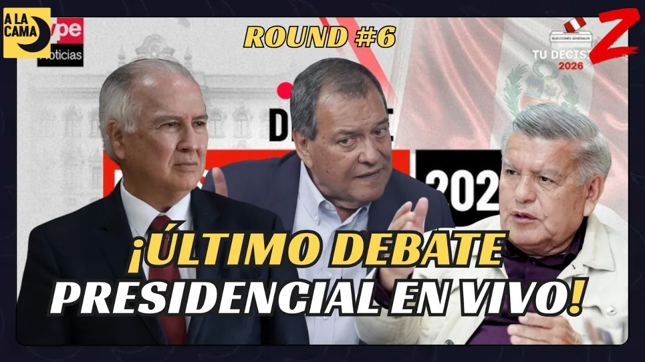 Reproducir: ¡DEBATE PRESIDENCIAL EN VIVO! DÍA 6 | #AlaCama ft #Eleccionez 1 ABR