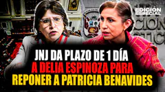 #EnVivo JNJ le da UN DÍA a Delia Espinoza para reponer a Patricia Benavides como fiscal suprema