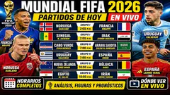 NORUEGA VS. FRANCIA, SENEGAL VS. IRAK, CABO VERDE VS. ARABIA SAUDITA Y URUGUAY VS. ESPAÑA