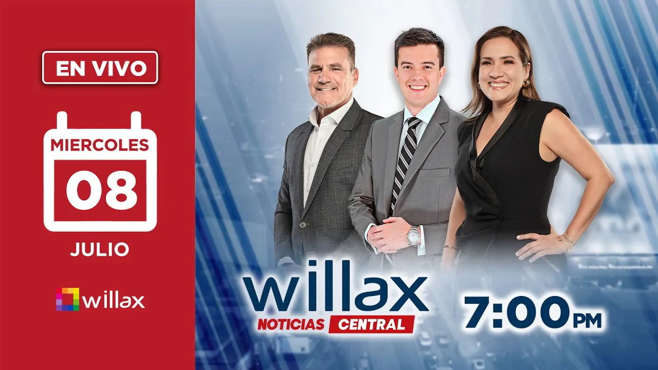 Reproducir: Willax en vivo - WILLAX NOTICIAS - 08/07/2026 | Willax Televisión