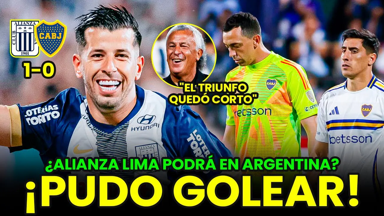 Reproducir: ¡ALIANZA LIMA HIZO TEMBLAR A BOCA JUNIORS! 'BLANQUIAZULES' DEFINEN LA LLAVE EN LA BOMBONERA (1-0)