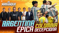 EN VIVO EL ARRANQUE: ¡ARGENTINA ÉPICA! ¡COLOMBIA DECEPCIONA!