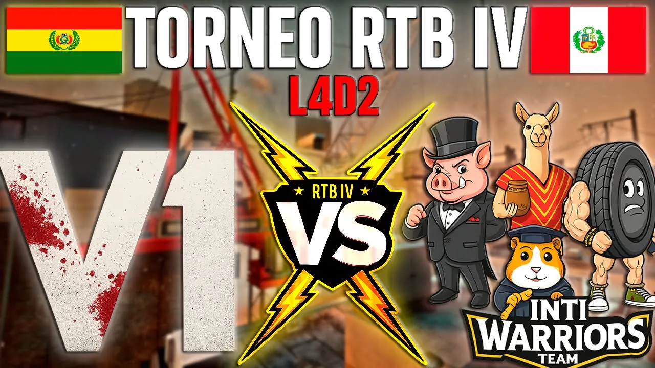 Reproducir: TORNEO RTB IV LEFT 4 DEAD 2 | V1 VS Inti Warriors | Bolivia/Perú VS Perú | ELIMINACIÓN |