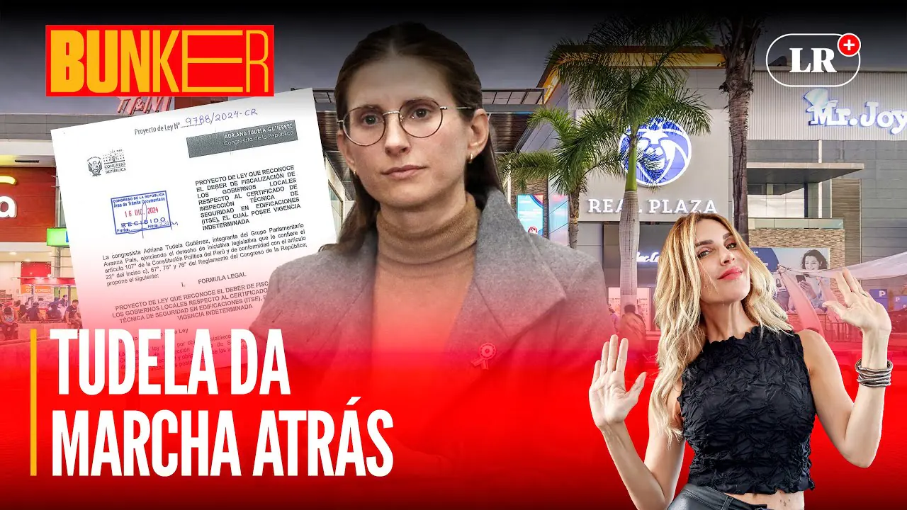 Reproducir: Adriana Tudela retira proyecto tras tragedia en Real Plaza Trujillo | #Bunker con Juliana Oxenford