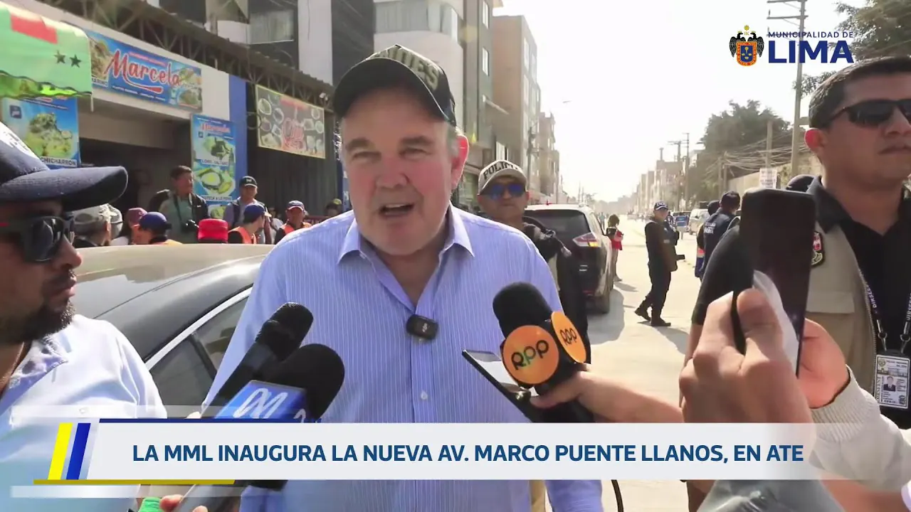 Reproducir: Inauguración de la av. Marco Puente Llanos | 20 de setiembre
