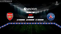 Arsenal vs PSG por RADIO OVACION #ENVIVO | CHAMPIONS LEAGUE