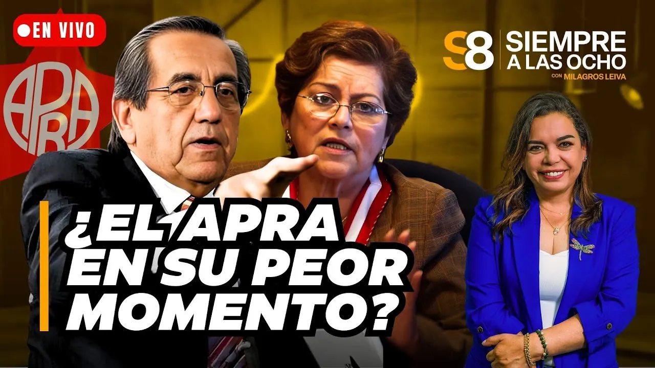 Reproducir: 🟡 JORGE DEL CASTILLO HABLA DE LA CRISIS EN EL APRA Y GLADYS ECHAÍZ SE POSTULA AL SENADO | #S8