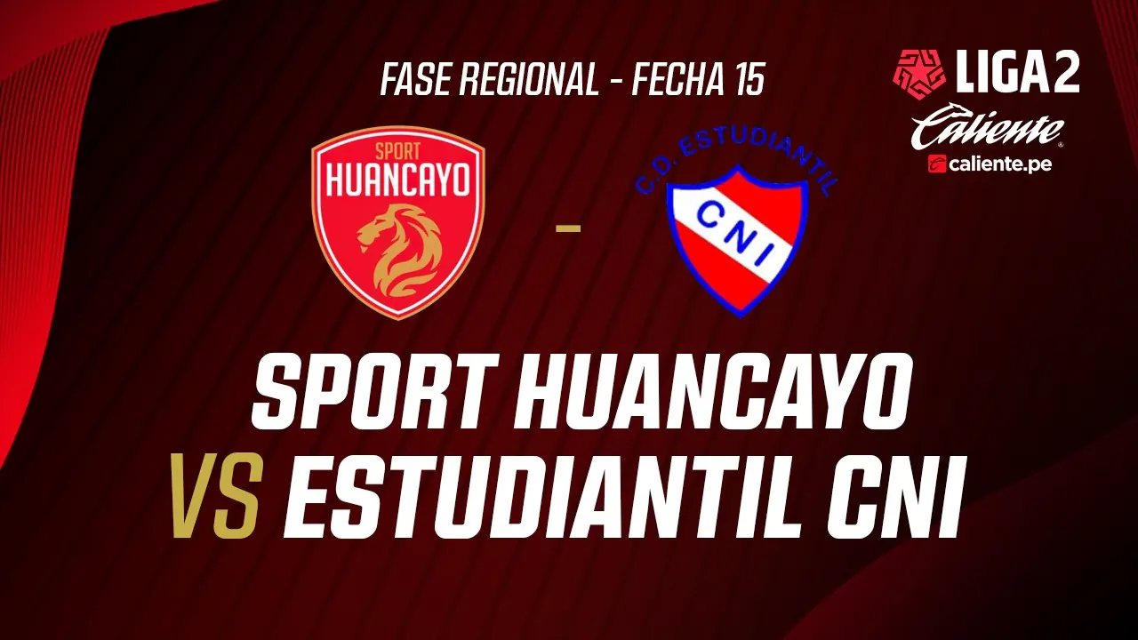 Reproducir: 🔴 EN VIVO | SPORT HUANCAYO VS ESTUDIANTIL CNI | FASE REGIONAL LIGA 2 CALIENTE | FECHA 15