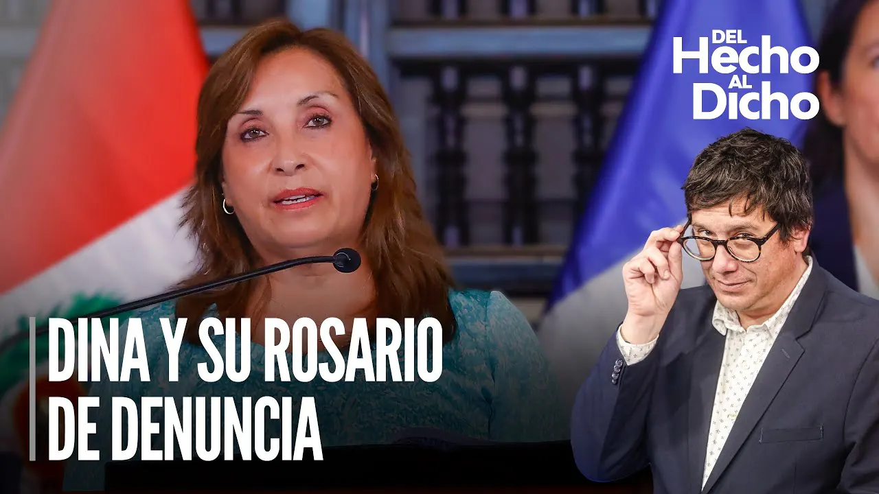 Reproducir: Dina Boluarte tiene más de 30 denuncias en su contra | Del hecho al dicho con Jaime Chincha