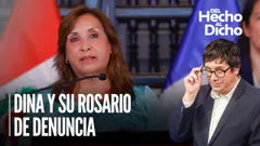 Dina Boluarte tiene más de 30 denuncias en su contra | Del hecho al dicho con Jaime Chincha