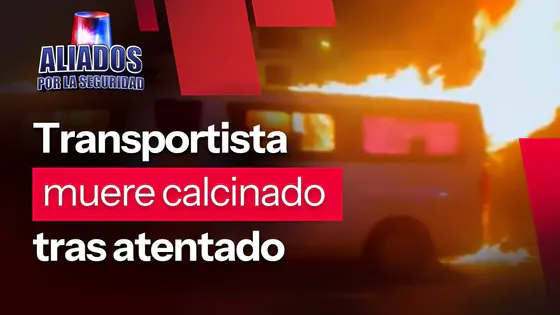 Los Olivos: transportista muere quemado dentro de su miniván | ''Aliados por la seguridad'' EN VIVO