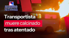 Los Olivos: transportista muere quemado dentro de su miniván | ''Aliados por la seguridad'' EN VIVO