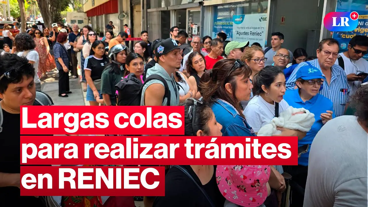 Reproducir: 🔴RENIEC: CAOS Y DESORDEN para realizar trámites en MIRAFLORES | #EnVivoLR