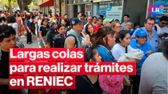 RENIEC: CAOS Y DESORDEN para realizar trámites en MIRAFLORES | #EnVivoLR