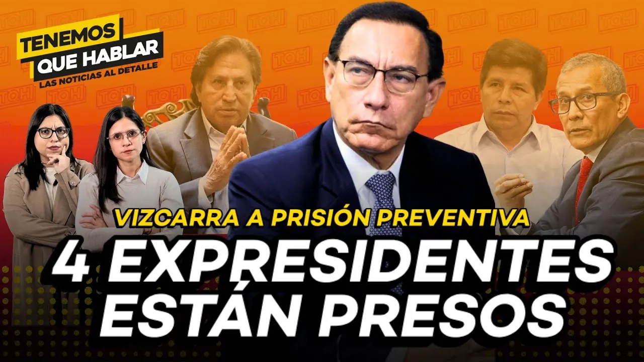 Reproducir: 🔴Prisión preventiva contra Martín Vizcarra: ¿por qué procedió el pedido? | TQH EN VIVO