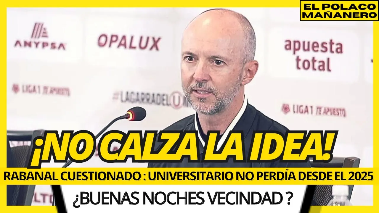 Reproducir: JUGADORES NO QUIEREN A RABANAL : UNIVERSITARIO COQUETEA A GARECA - HDC
