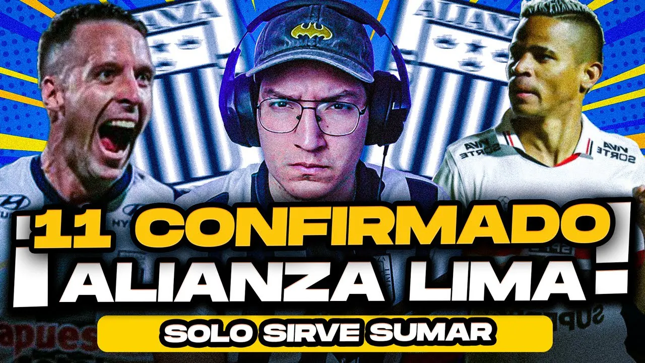 Reproducir: ¡11 CONFIRMADO DE ALIANZA LIMA VS SAO PAULO! | SOLO SIRVE SUMAR