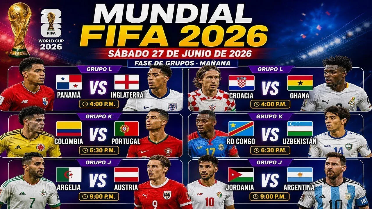 Reproducir: ARGELIA 2-2 AUSTRIA Y JORDANIA 1-2 ARGENTINA CON LIONEL MESSI