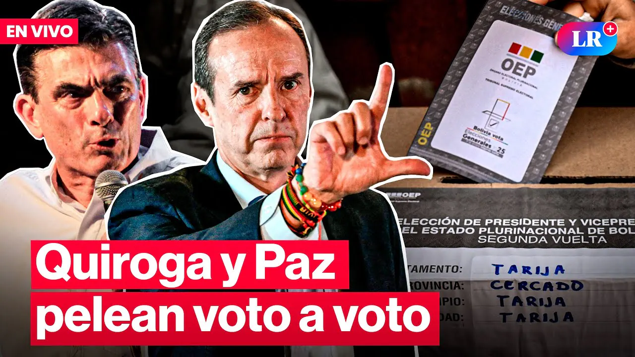 Reproducir: 🔴Elecciones Presidenciales Bolivia 2025 EN VIVO: Segunda vuelta