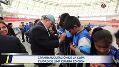 Ceremonia protocolar de la Copa Ciudad de Lima | 6 de setiembre