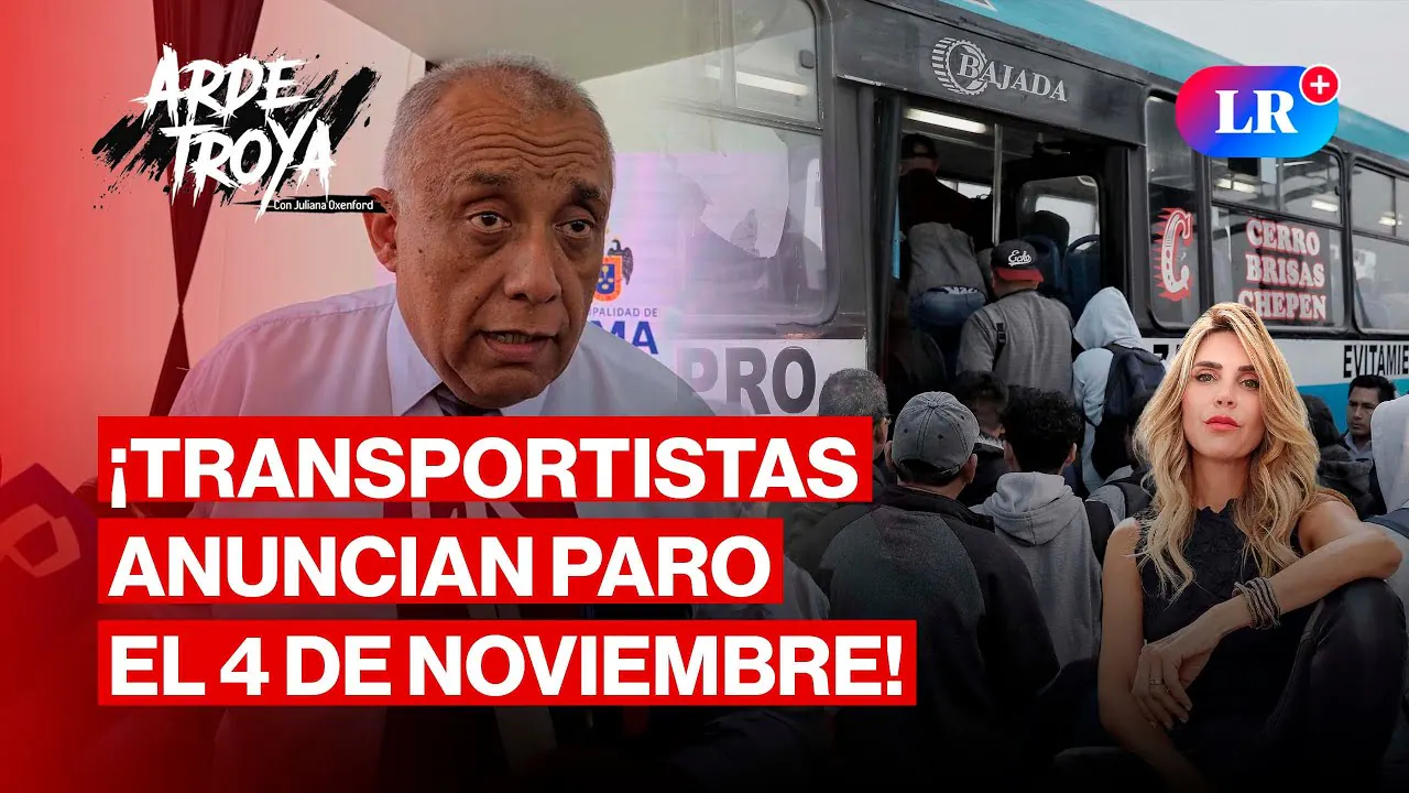 Reproducir: TRANSPORTISTAS PARAN EL PAÍS Y JOSÉ JERÍ LE DICE NO A EL FRONTÓN | ARDE TROYA CON JULIANA OXENFORD
