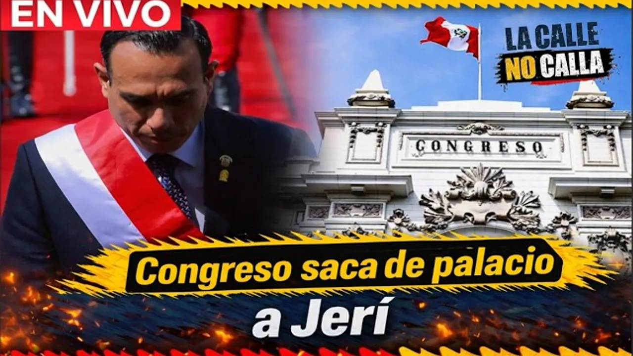 Reproducir: 🔴EN VIVO –JOSÉ JERÍ FUERA DE PALACIO: CONGRESO LO CENSURÓ | La Calle No Calla por Panamericana TV