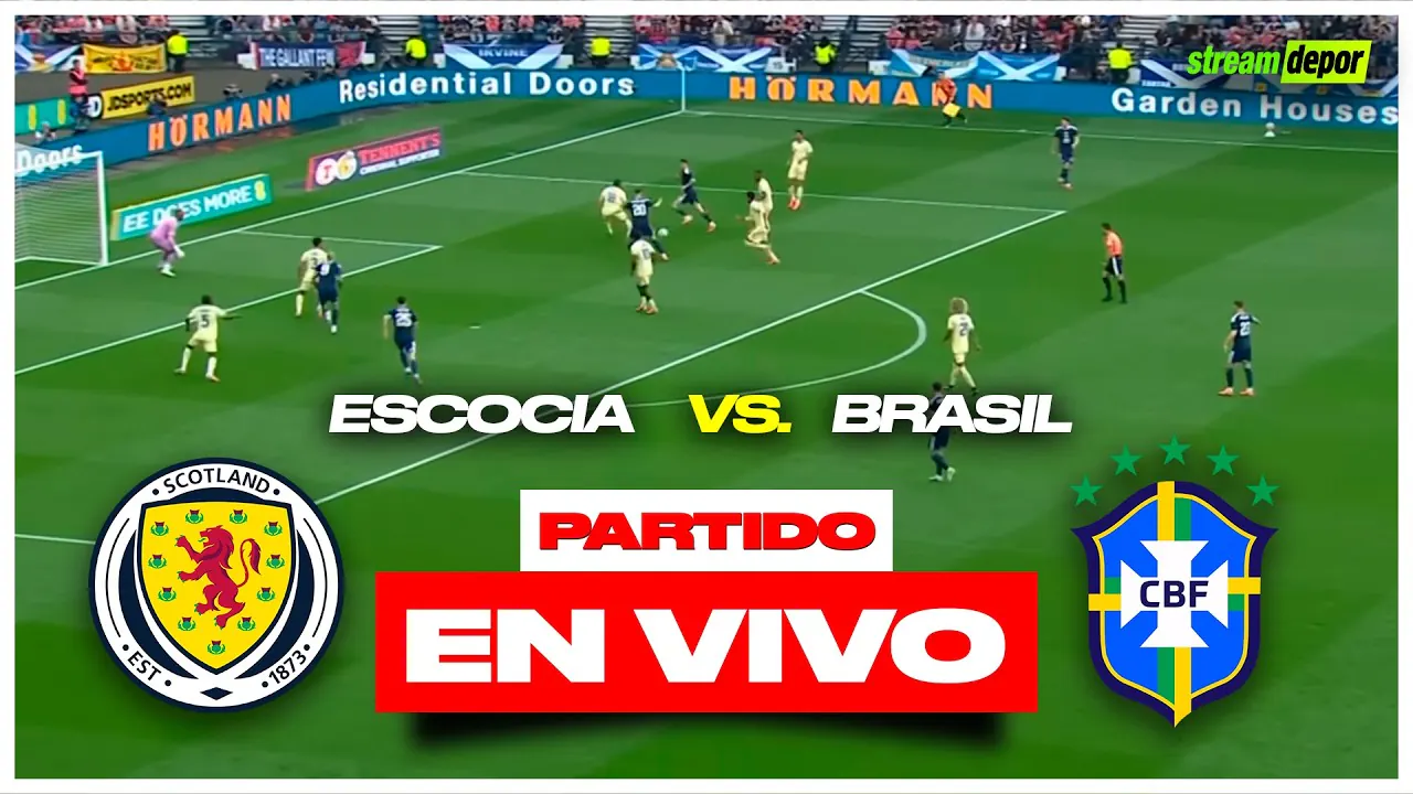 Reproducir: BRASIL VS ESCOCIA EN VIVO MUNDIAL 2026 | Stream Depor