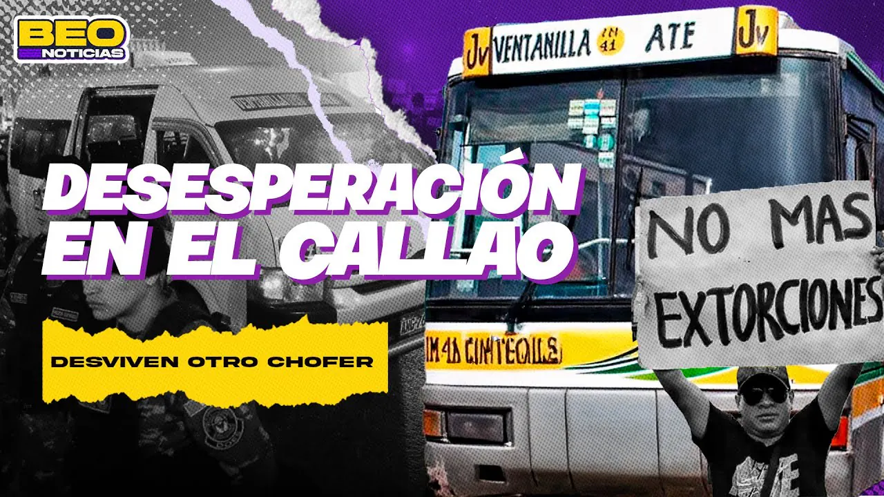 Reproducir: BLOQUEAN AVENIDA EN EL CALLAO POR DESVIVIMIENTO A CHOFER | BEO NOTICIAS 🟣