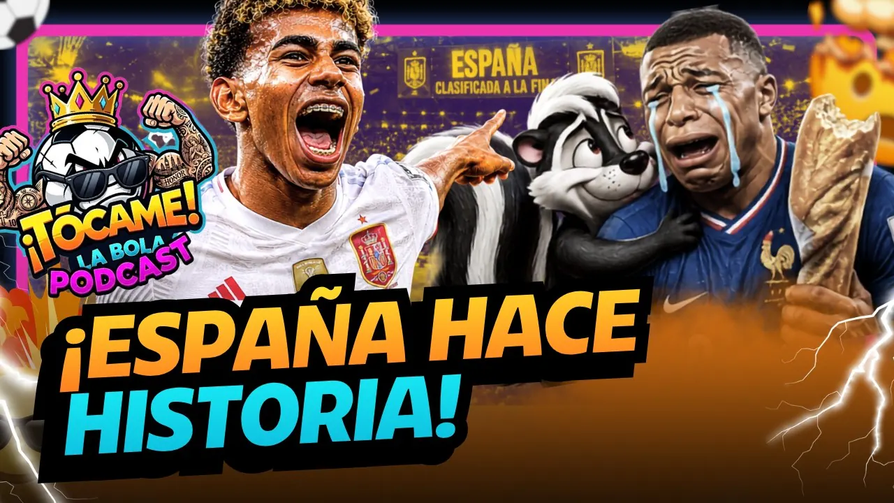 Reproducir: ¡ESPAÑA HACE HISTORIA! 🇪🇸 | Mañana: ARGENTINA vs INGLATERRA a muerte ⚔️ | #9 Tócame La Bola😂⚽