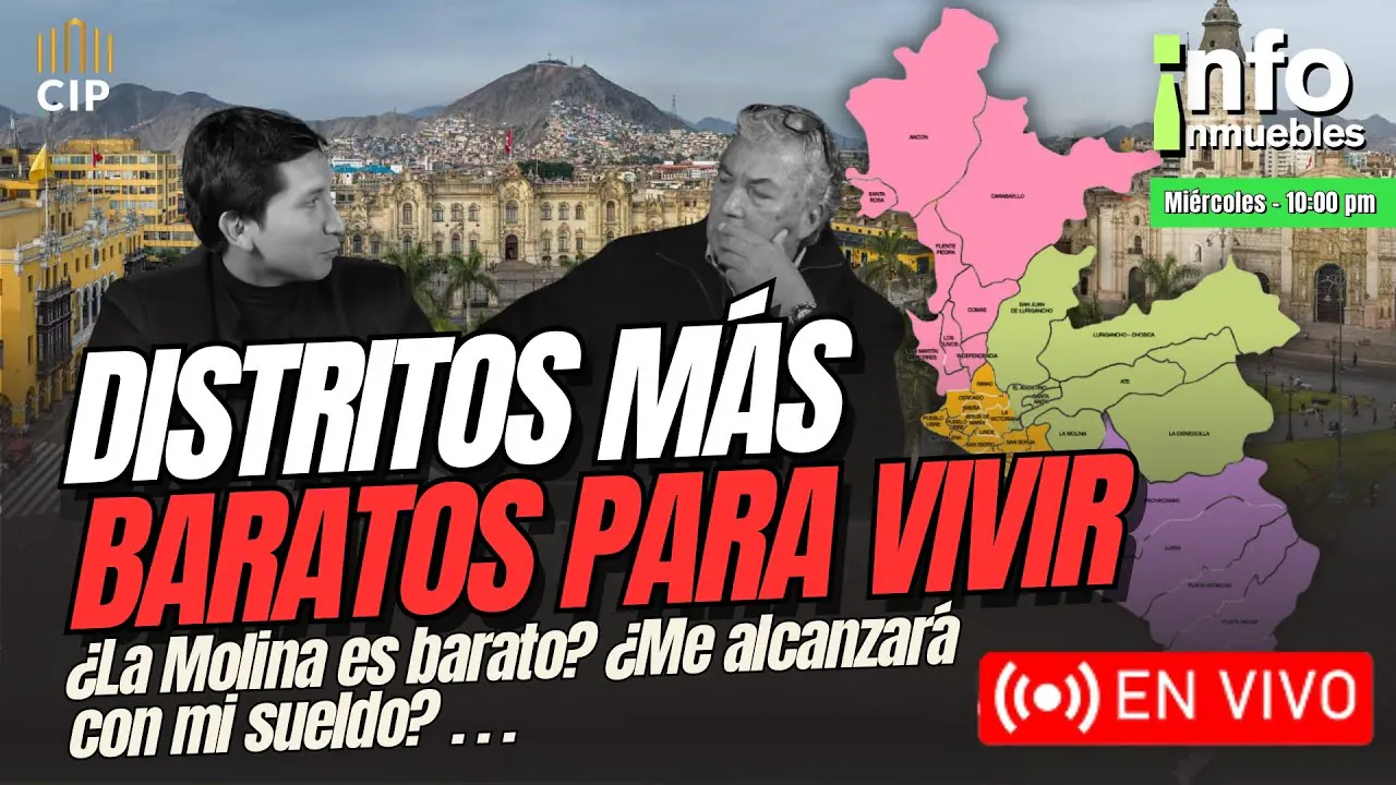 Reproducir: ¿CUÁLES SON LOS DISTRITOS MÁS BARATOS PARA VIVIR? | ¿LA MOLINA ES BARATO? | INFOINMUEBLES